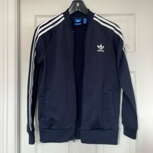 Navy blue adidas jacket